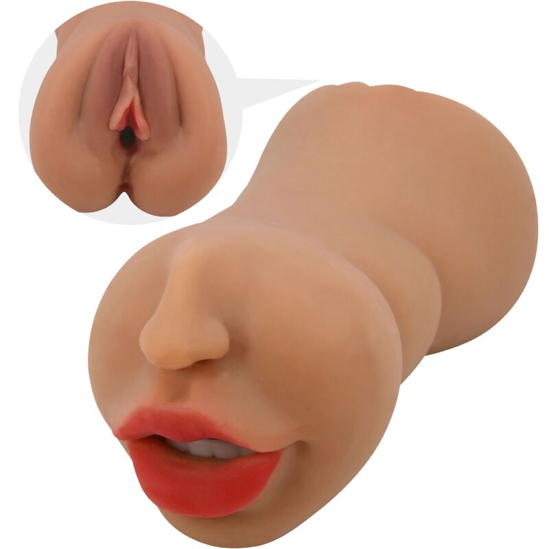 CRAZY BULL - ZOEY MASTURBADOR DOBLE BOCA & VAGINA NATURAL CRAZY BULL