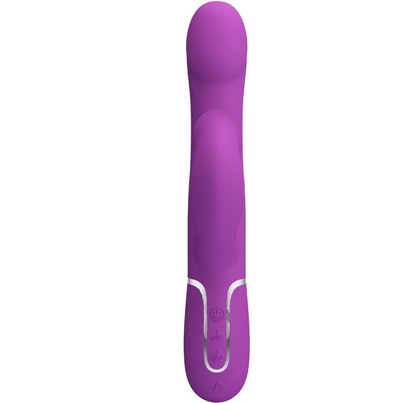 PRETTY LOVE - VIBRADOR & ESTIMULADOR MULTIFUNCIÓN 4 EN 1 MORADO PRETTY LOVE