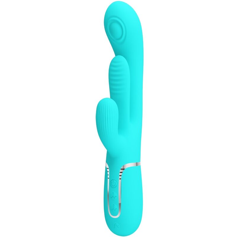 PRETTY LOVE - SHANIA TRIPLE VIBRADOR RABBIT MULTIFUNCIÓN 3 EN 1 PRETTY LOVE