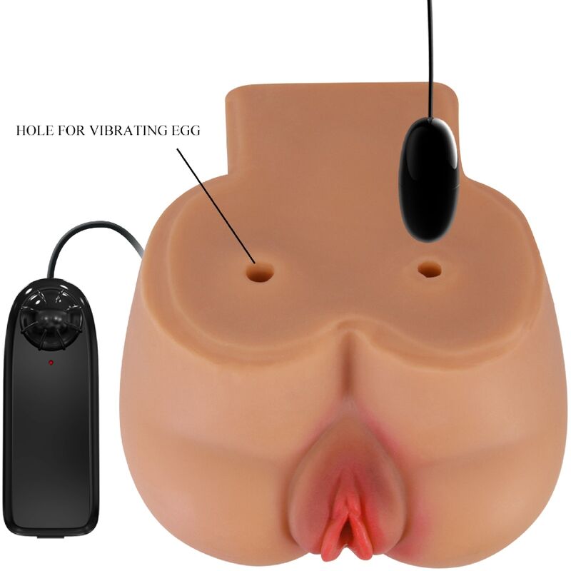 CRAZY BULL - KYLIE TRASERO VIBRADOR CON VAGINA Y ANO REALÍSTICO NATURAL CONTROL REMOTO CRAZY BULL