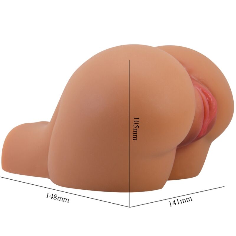 CRAZY BULL - KYLIE TRASERO VIBRADOR CON VAGINA Y ANO REALÍSTICO NATURAL CONTROL REMOTO CRAZY BULL