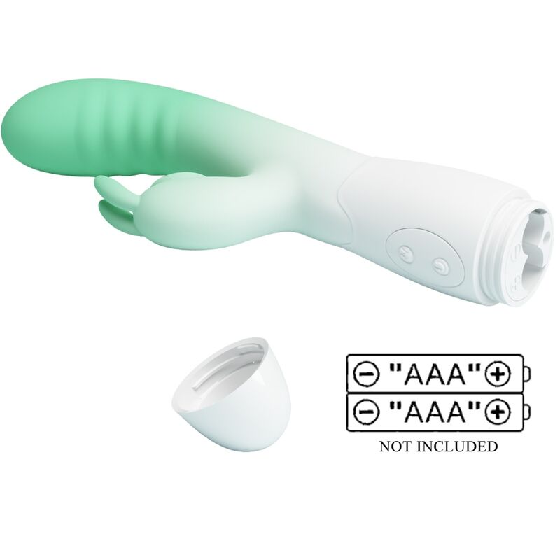 PRETTY LOVE - CERBERUS VIBRADOR RABBIT 3O VIBRACIONES VERDE PRETTY LOVE