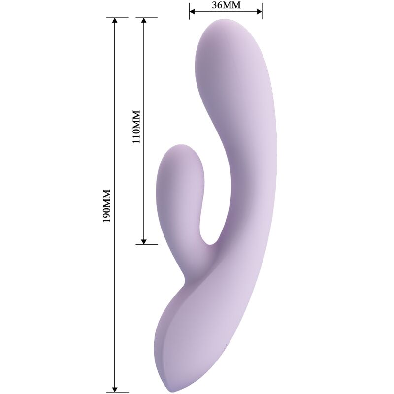 PRETTY LOVE - ROSOLYN VIBRADOR RABBIT 10 VIBRACIONES MORADO PRETTY LOVE