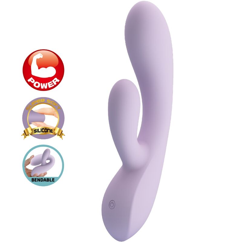PRETTY LOVE - ROSOLYN VIBRADOR RABBIT 10 VIBRACIONES MORADO PRETTY LOVE