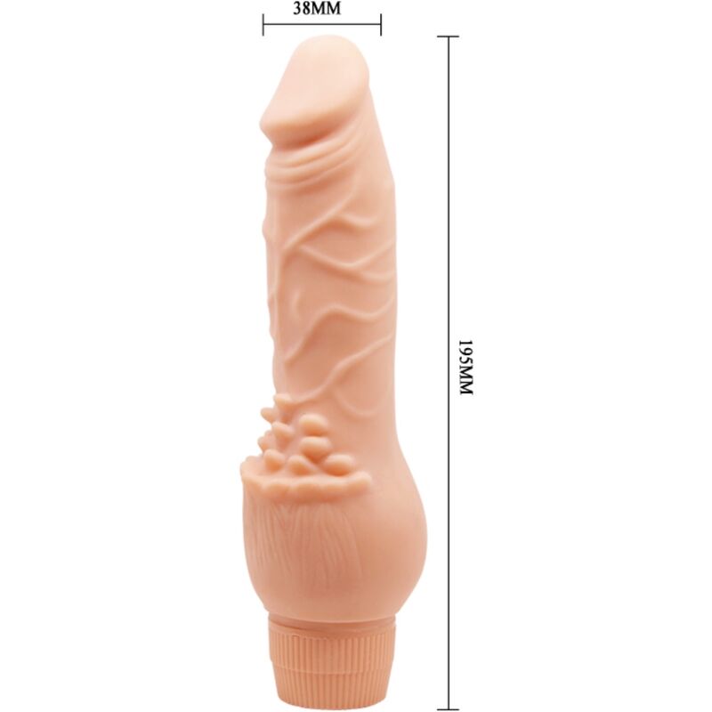 BAILE - BARBARA VIBRADOR REALÍSTICO 19.5 CM NATURAL BAILE