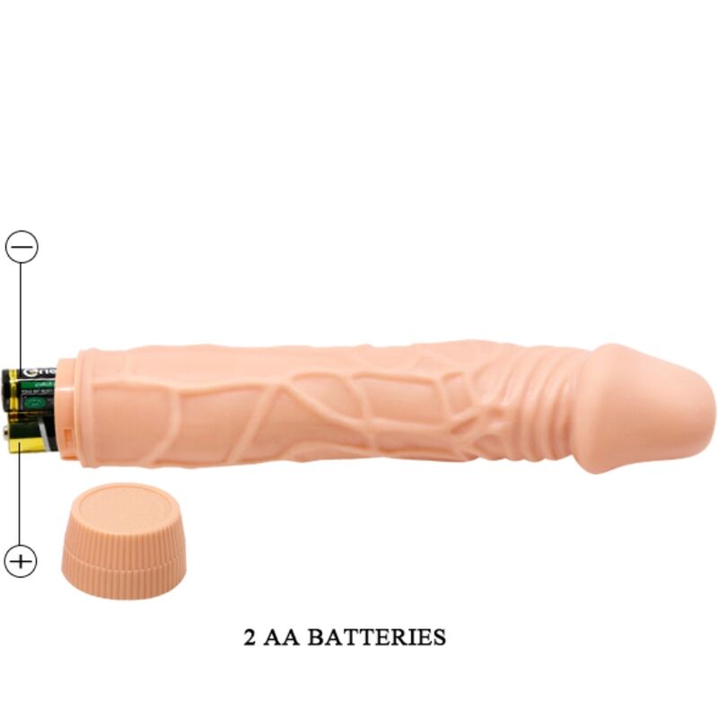 BAILE - BOB VIBRADOR REALÍSTICO 22.5 CM NATURAL BAILE
