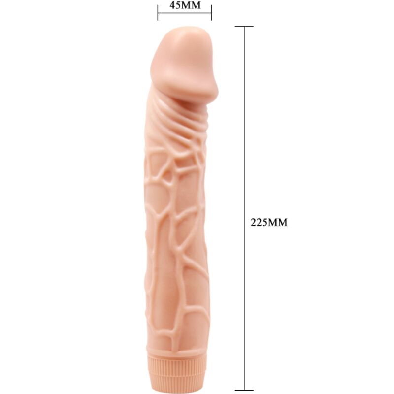 BAILE - BOB VIBRADOR REALÍSTICO 22.5 CM NATURAL BAILE