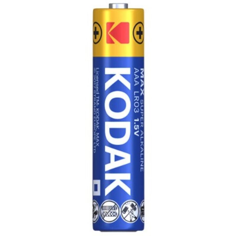 KODAK - MAX PILA ALCALINA AAA LR03 PACK*20 PILAS KODAK