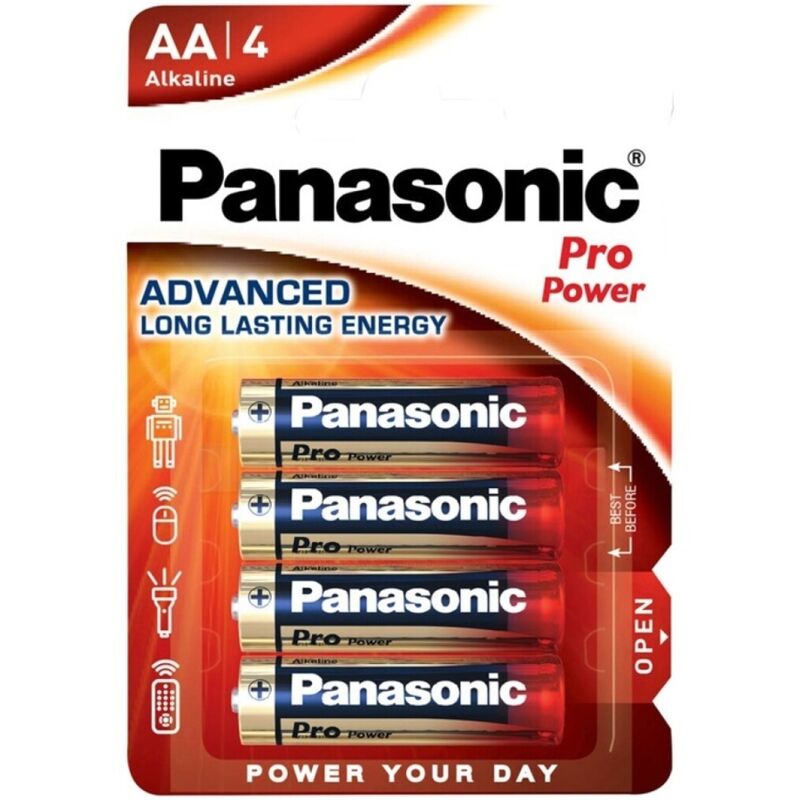 PANASONIC - PRO POWER PILA ALCALINA AA LR6 BLISTER*4 PANASONIC