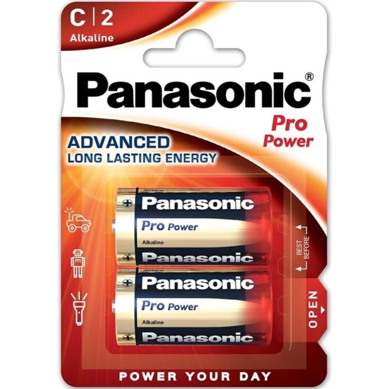 PANASONIC - PRO POWER PILA ALCALINA C LR14 BLISTER*2 PANASONIC