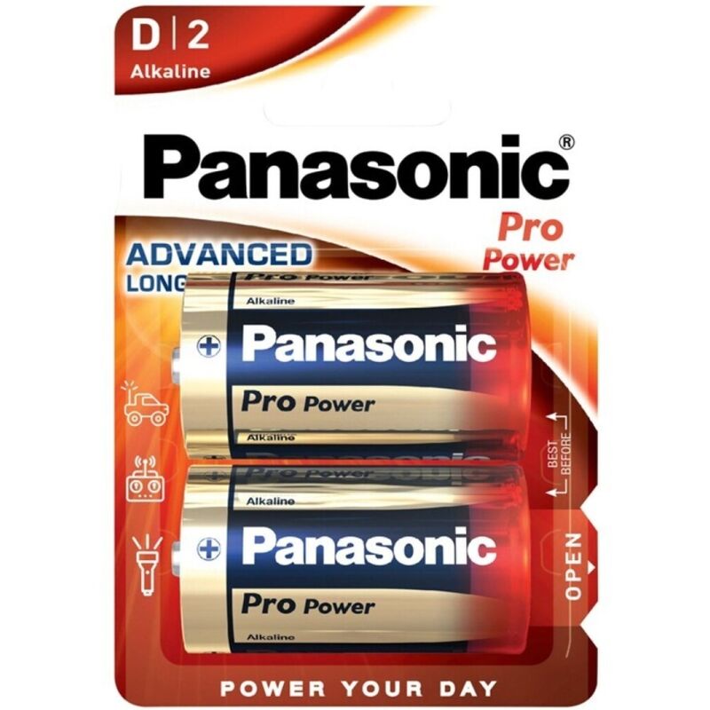 PANASONIC - PRO POWER PILA ALCALINA D LR20 BLISTER*2 PANASONIC