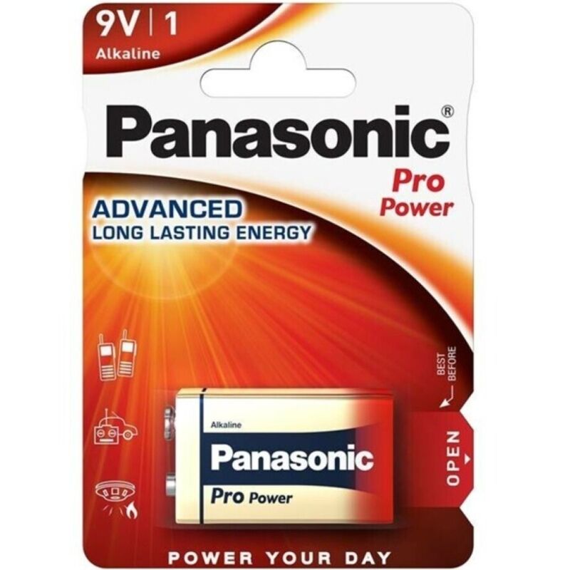 PANASONIC - PRO POWER PILA ALCALINA 9V LR61 BLISTER*1 PANASONIC