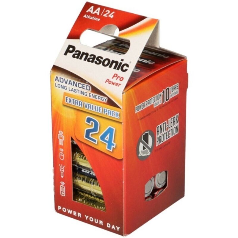 PANASONIC - PRO POWER PILA ALCALINA AA LR6 PACK*24 PANASONIC