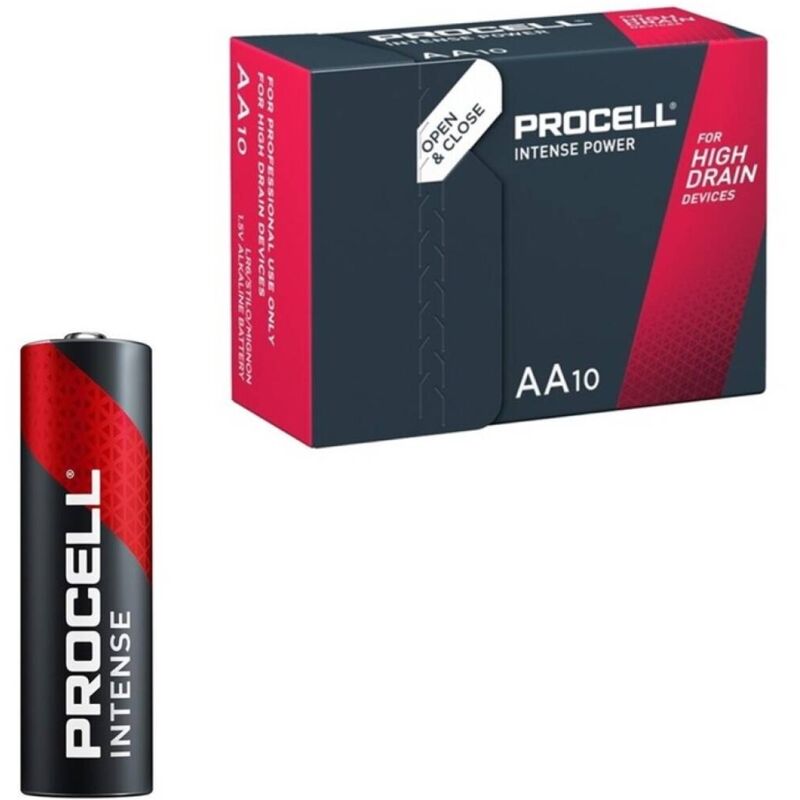 PROCELL - INTENSE POWER ALCALINA LR6 AA 1,5V CAJA*10 PROCELL