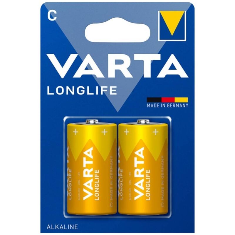 VARTA - LONGLIFE PILA ALCALINA C LR14 BLISTER*2 VARTA