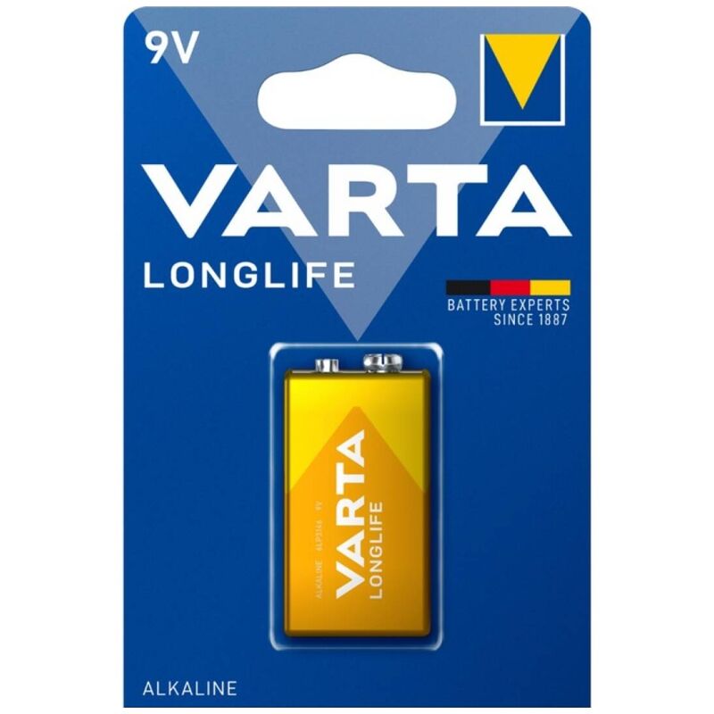 VARTA - LONGLIFE PILA ALCALINA 9V LR61 BLISTER*1 VARTA