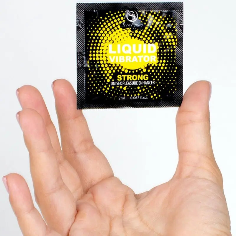 SECRETPLAY - MONODOSIS VIBRADOR LIQUIDO STRONG 2 ML SECRETPLAY COSMETIC