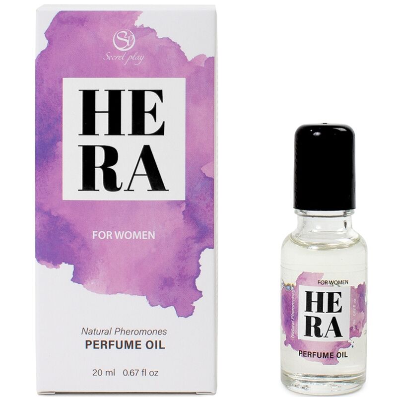 SECRETPLAY - HERA PERFUME NATURAL FEROMONAS EN ACEITE PARA MUJER 20 ML SECRETPLAY COSMETIC