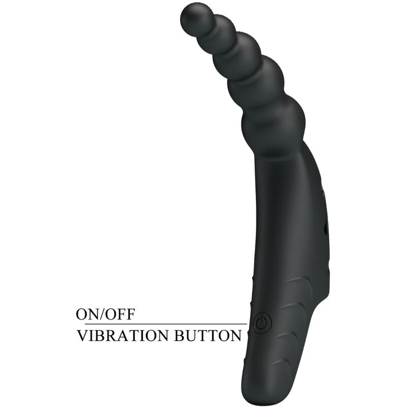 PRETTY LOVE - JORDIN VIBRADOR DE DEDO 10 VIBRACIONES NEGRO PRETTY LOVE