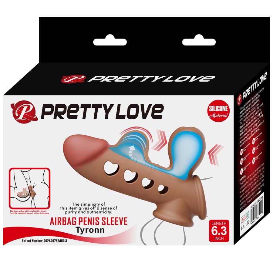 PRETTY LOVE - TYRONN FUNDA PARA PENE CON AIRBAG PRETTY LOVE