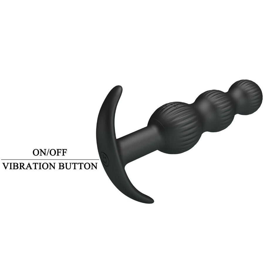 PRETTY LOVE - SIDNEY VIBRADOR ANAL 10 VIBRACIONES NEGRO PRETTY LOVE