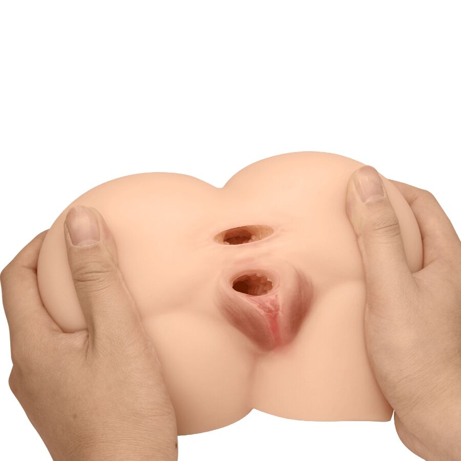 CRAZY BULL - ROLONDA TRASERO VIBRADOR CON VAGINA Y ANO REALÍSTICO NATURAL CRAZY BULL