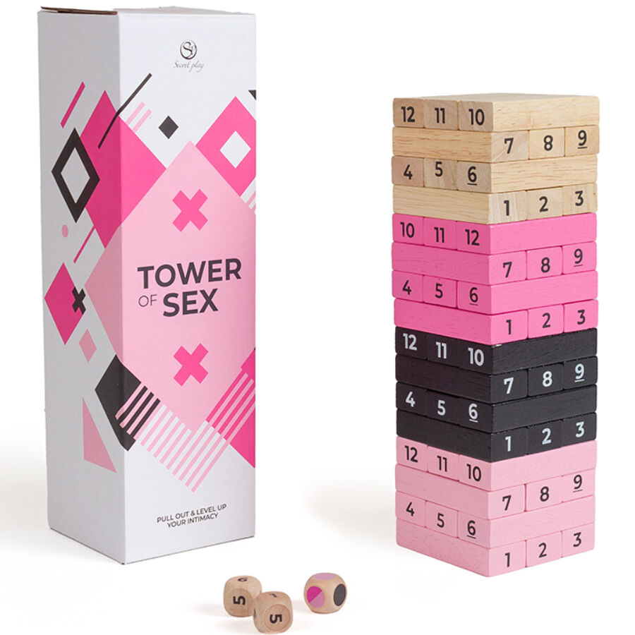 SECRETPLAY - JUEGO DE MADERA TOWER OF SEX SECRETPLAY 100% GAMES