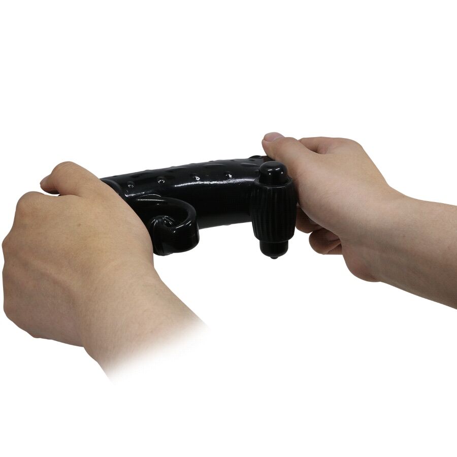 ROMANCE - FUNDA PARA PENE CON VIBRACIÓN NEGRO ROMANCE