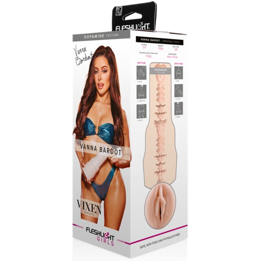 FLESHLIGHT - VANNA BARDOT VAGINA FLESHLIGHT GIRLS