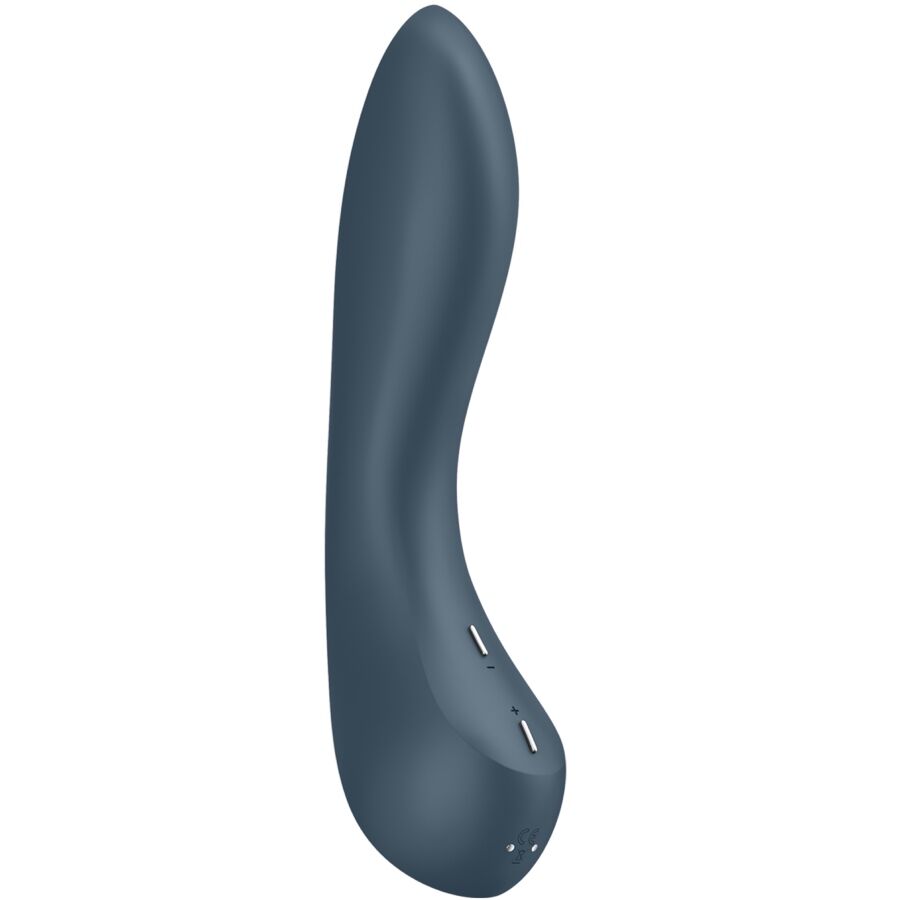 SATISFYER - G-SPOT WAVE 4 VIBRADOR 12 PROGRAMAS DE VIBRACIÓN GRIS OSCURO SATISFYER VIBRATOR