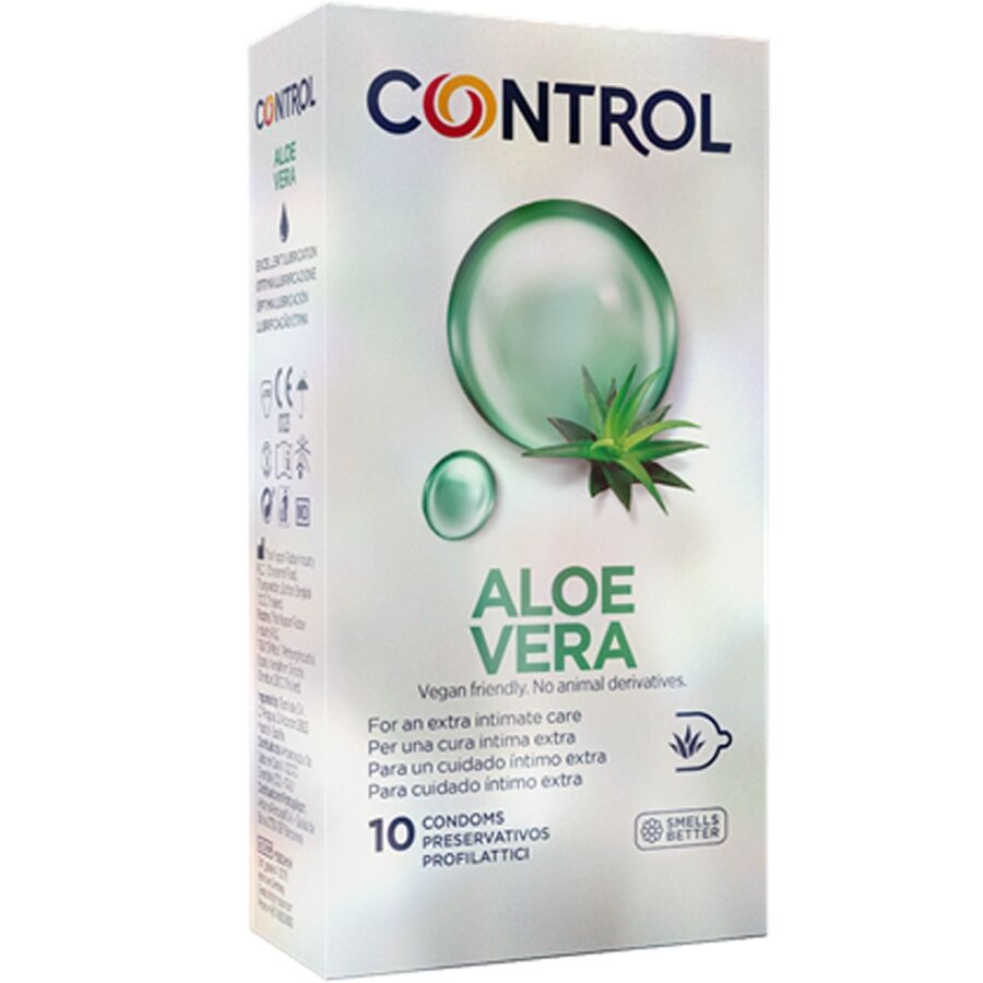 CONTROL - PRESERVATIVOS CON ALOE VERA 10 UNIDADES CONTROL CONDOMS
