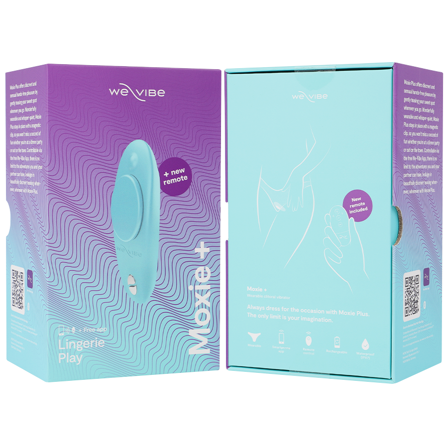 WE-VIBE - MOXIE + VIBRADOR CLÍTORIS AQUA julyboutique