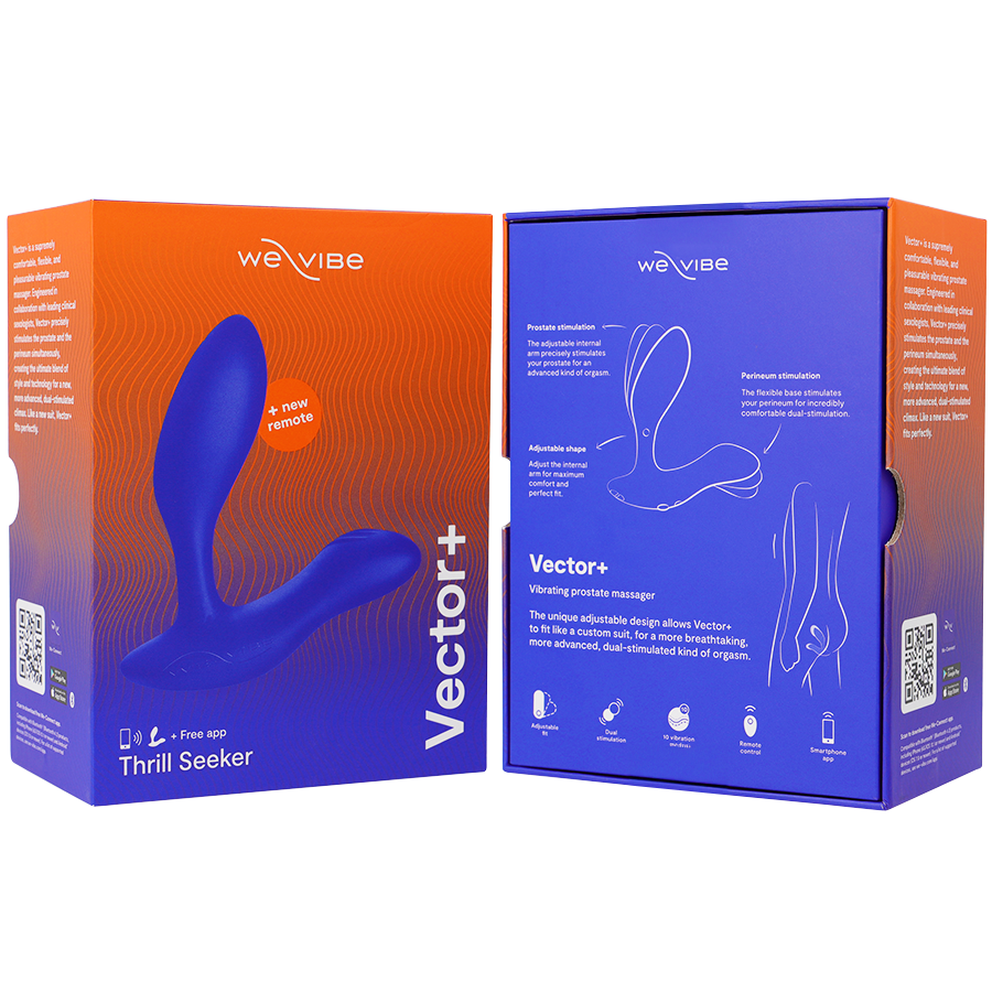 WE-VIBE - VECTOR+ MASAJEADOR DE PRÓSTATA AZUL julyboutique