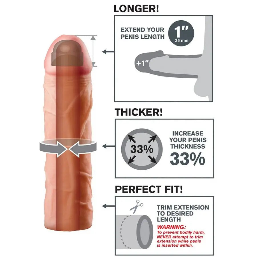 FANTASY X- TENSIONS - PERFECT 1 EXTENSIÓN PARA EL PENE FANTASY X-TENSIONS
