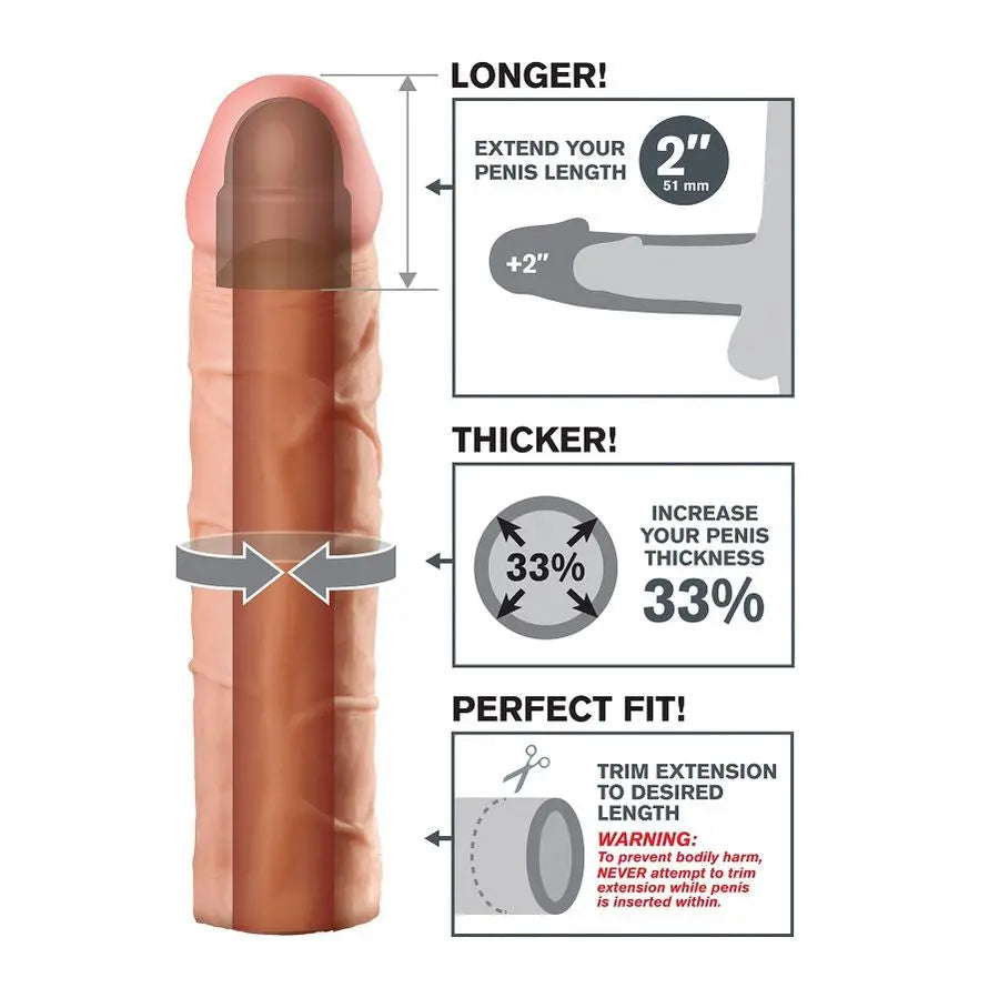 FANTASY X- TENSIONS - PERFECT 2 EXTENSIÓN PARA EL PENE FANTASY X-TENSIONS