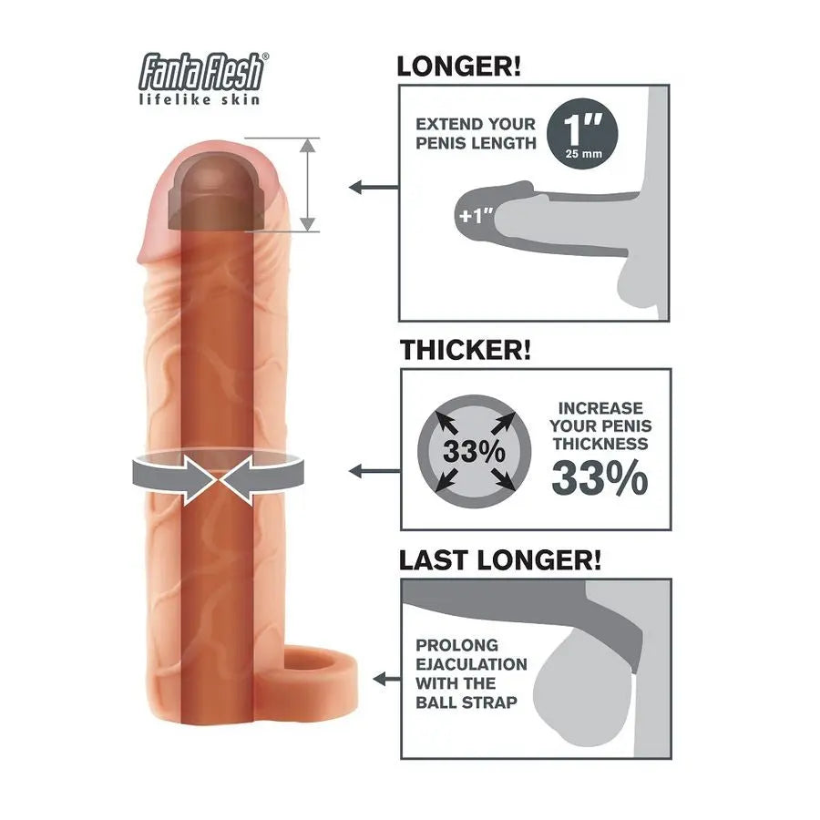 FANTASY X- TENSIONS - PERFECT 1 EXTENSION PENE CON CORREA FANTASY X-TENSIONS