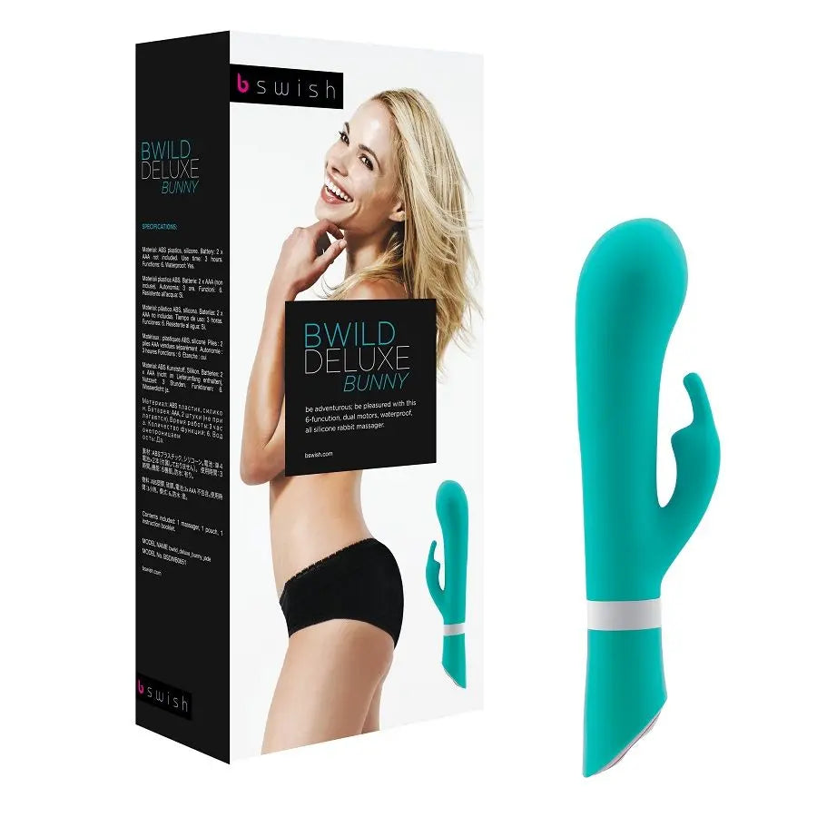 B SWISH - BWILD DELUXE BUNNY RABBIT VIBRATOR JADE B SWISH