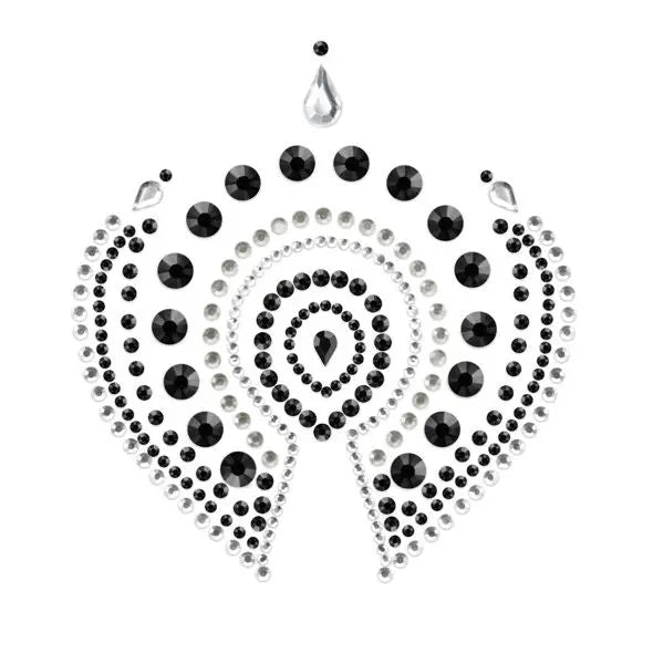 BIJOUX - INDISCRETS FLAMBOYANT NEGRO & PLATA BIJOUX DESIRE METALLIQUE