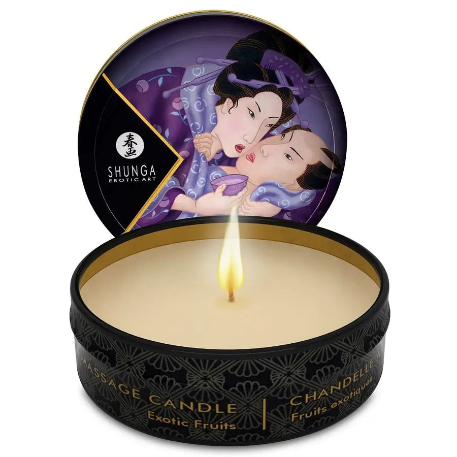 SHUNGA - MINI CARESS BY CANDELIGHT VELA MASAJE FRUTAS EXOTICAS 30 ML SHUNGA CANDLES