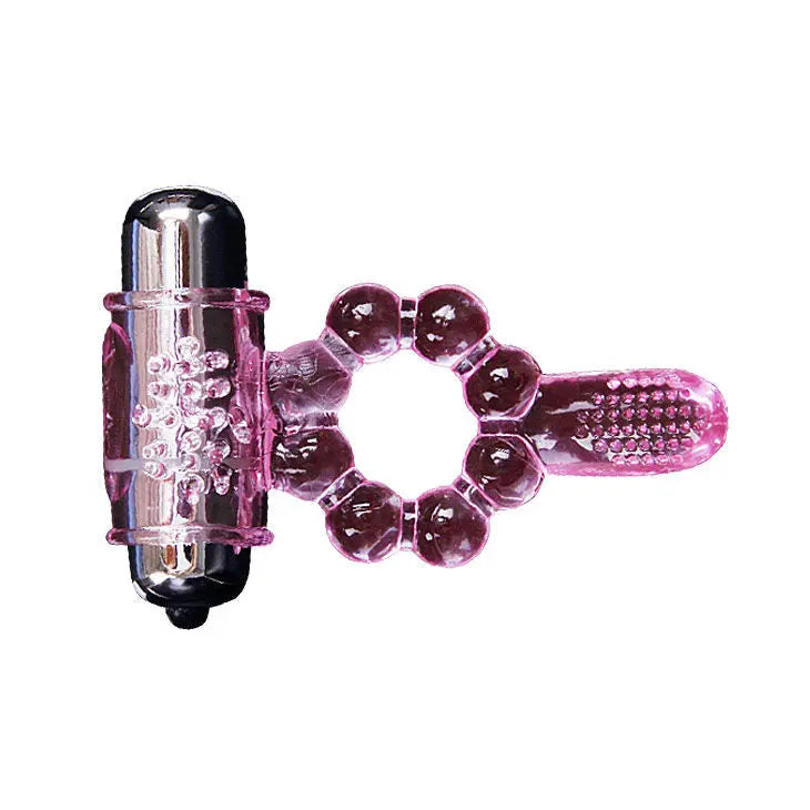 BAILE - ANILLO SILICONA 10 RITMOS LENGUA CON VIBRACIÓN ROSA BAILE FOR HIM