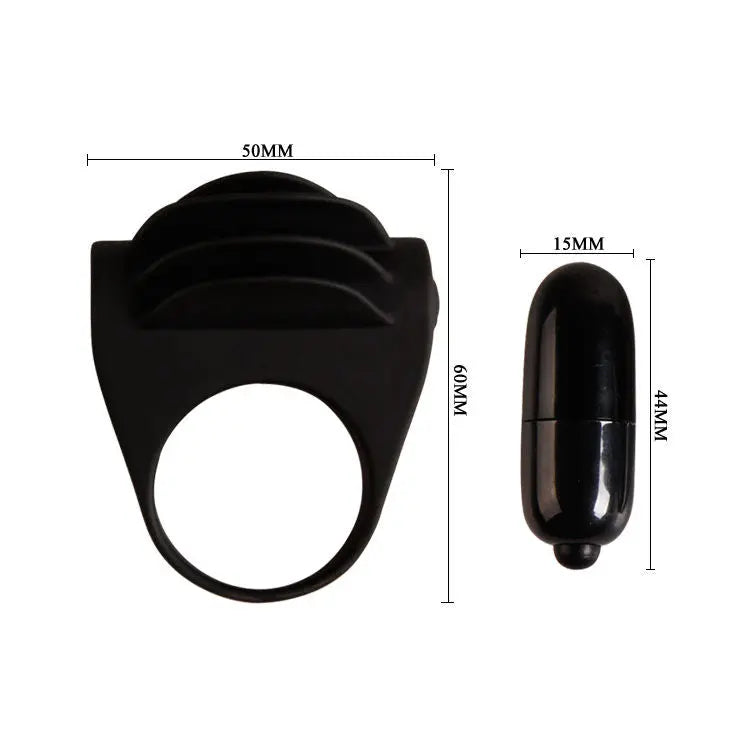 PRETTY LOVE - CHESTER ANILLO VIBRADOR NEGRO PRETTY LOVE MALE