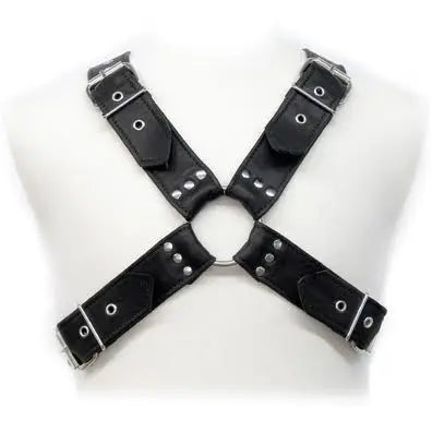 LEATHER BODY - BUCKLES HARNESS LEATHER BODY