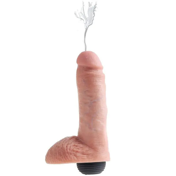 KING COCK - PENE REALISTICO EYACULADOR NATURAL 20.32 CM KING COCK
