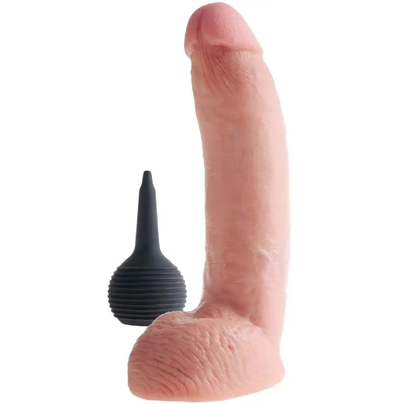 KING COCK - PENE REALISTICO EYACULADOR NATURAL 22.86 CM KING COCK