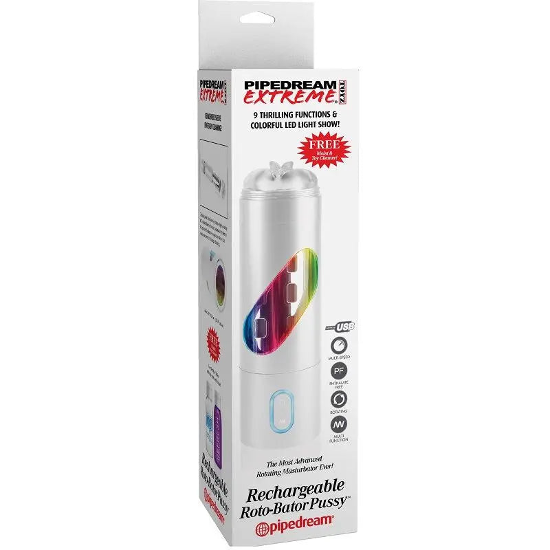 EXTREME TOYZ - ROTO BATOR USB MASTURBADOR MASCULINO VAGINA EXTREME TOYZ