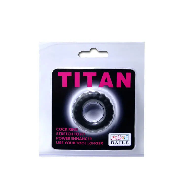 BAILE - TITAN COCKRING BLACK 2 CM BAILE FOR HIM