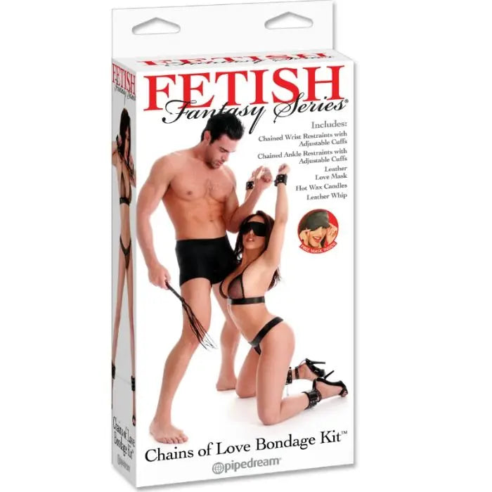 FETISH FANTASY SERIES - KIT DE BONDAGE CADENAS DEL AMOR. FETISH FANTASY SERIES
