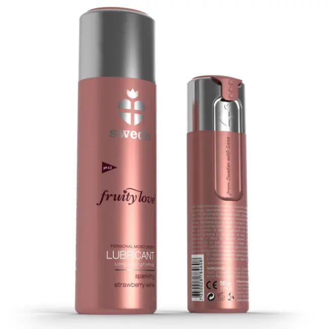 SWEDE - FRUITY LOVE LUBRICANTE FRESAS CON CHAMPAGNE 50 ML SWEDE