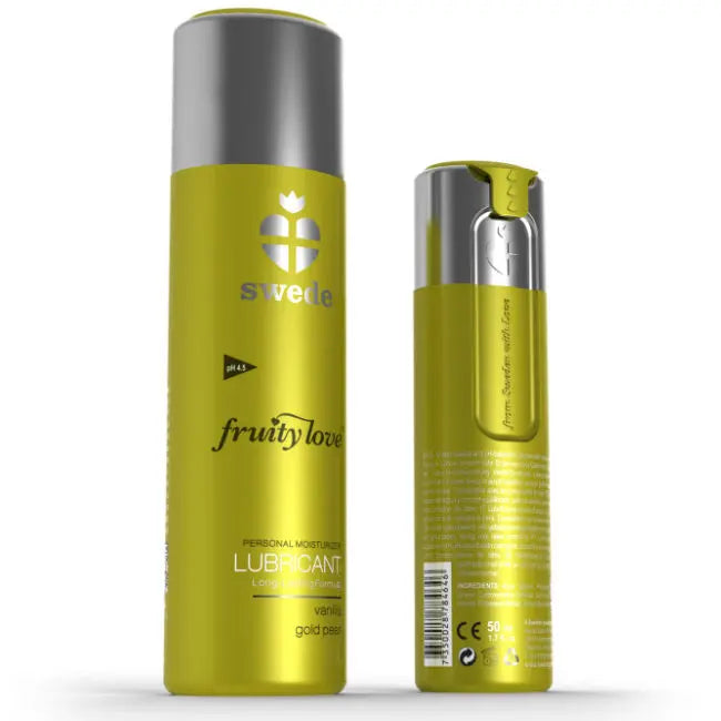 SWEDE - FRUITY LOVE LUBRICANTE MANZANA GOLDEN Y VAINILLA 100 ML SWEDE