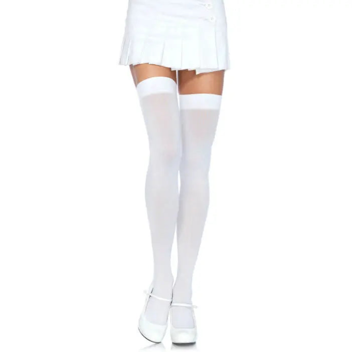 LEG AVENUE - MEDIAS OPACAS BLANCO LEG AVENUE HOSIERY